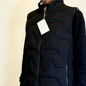 Elegant Black Quilted Vest for Women
